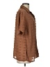 Unbranded 100% Polyester Brown Short Sleeve Blouse Size L - photo 4