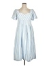 A New Day Stripes Blue Casual Dress Size 14 - photo 1