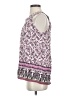 Absolutely Famous Purple Sleeveless Blouse Size S - photo 5