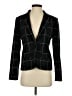 Merona Plaid Black Blazer Size 4 - photo 1