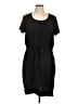 32 Degrees Solid Black Casual Dress Size L - photo 1
