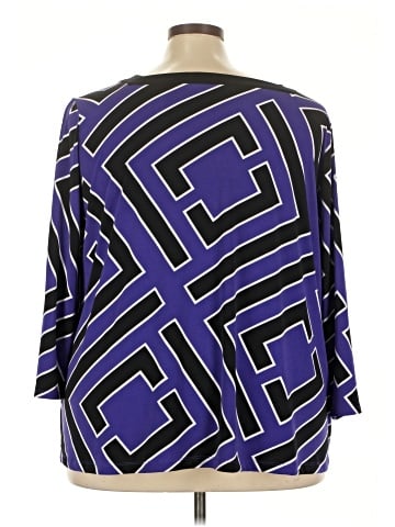 Liz Claiborne 3/4 Sleeve T-Shirt (view 2)