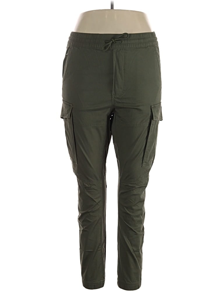 Pre-owned H&m Cargo Pants In Green