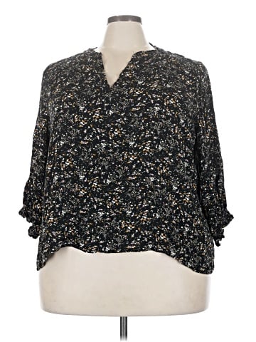 Monday Fun 3/4 Sleeve Blouse (view 1)