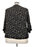 Monday Fun 100% Rayon Floral Black 3/4 Sleeve Blouse Size 3X - photo 2