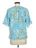Ann Taylor Blue Short Sleeve Blouse Size M - photo 2