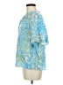 Ann Taylor Blue Short Sleeve Blouse Size M - photo 5