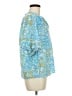 Ann Taylor Blue Short Sleeve Blouse Size M - photo 4