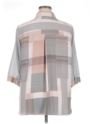 Rose + Olive 3/4 Sleeve Button-Down Shirt (view 2)