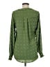 Unbranded Green Long Sleeve Blouse Size M - photo 2