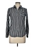 NAGUAGU Stripes Blue Gray Long Sleeve Button-Down Shirt Size L (estimated) - photo 1