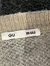 GU Argyle Tan Cardigan Size XS - photo 7