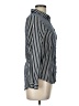 NAGUAGU Stripes Blue Gray Long Sleeve Button-Down Shirt Size L (estimated) - photo 4