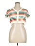 Unbranded 100% Polyester White Cardigan Size XL - photo 1