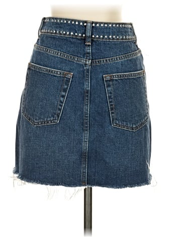 Topshop Denim Skirt (view 2)