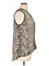 Dex 100% Polyester Animal Print Gray Sleeveless Blouse Size XL - photo 4