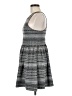 Rubbish Chevron-herringbone Gray Casual Dress Size M - photo 5