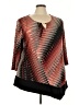 Avenue Red 3/4 Sleeve Blouse Size 22 Plus - photo 1