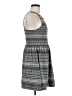Rubbish Chevron-herringbone Gray Casual Dress Size M - photo 4