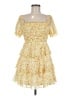 Thirty/Thirty 100% Polyester Yellow Cocktail Dress Size M - photo 1