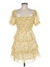 Thirty/Thirty 100% Polyester Yellow Cocktail Dress Size M - photo 2