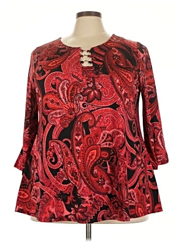 Avenue 3/4 Sleeve Blouse (view 1)