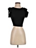 Zara Black Short Sleeve Top Size S - photo 1