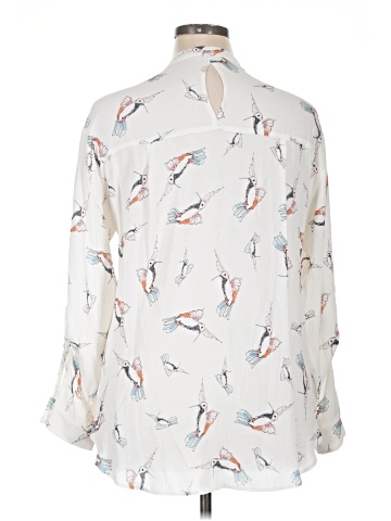 Zara Basic Long Sleeve Blouse (view 2)