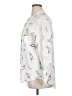 Zara Basic Print Ivory Long Sleeve Blouse Size XL - photo 5