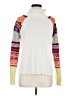 Free People Color Block White Turtleneck Sweater Size M - photo 1