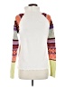Free People Color Block White Turtleneck Sweater Size M - photo 2