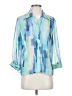 BFA Classics Color Block Blue 3/4 Sleeve Blouse Size P (petite) - photo 1
