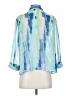 BFA Classics Color Block Blue 3/4 Sleeve Blouse Size P (petite) - photo 2