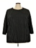 Liz Claiborne Black 3/4 Sleeve Top Size 3X - photo 1