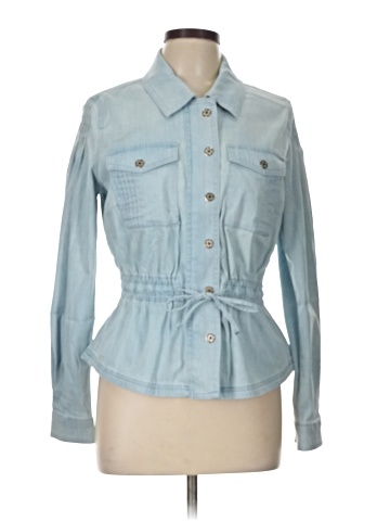 White House Black Market Denim Jacket (view 1)
