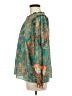 Current Air 100% Polyester Paisley Teal Long Sleeve Blouse Size M - photo 5