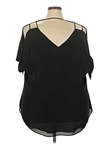 Worthington Short Sleeve Blouse (view 1)