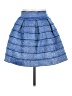 San Joy Tweed Blue Formal Skirt Size M - photo 1
