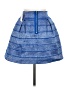 San Joy Tweed Blue Formal Skirt Size M - photo 2