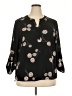 Daniel Rainn Black 3/4 Sleeve Blouse Size XXL - photo 1