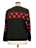 Blooming Jelly Checkered-gingham Black Pullover Sweater Size XL - photo 2