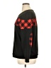 Blooming Jelly Checkered-gingham Black Pullover Sweater Size XL - photo 5