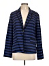 Company Ellen Tracy Stripes Blue Blazer Size L - photo 1