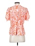 GiGio Orange Short Sleeve Blouse Size S - photo 2