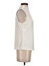 Halston Ivory Sleeveless Blouse Size S - photo 4