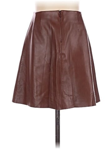 Theory Faux Leather Skirt (view 2)