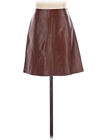 Theory Faux Leather Skirt (view 1)