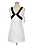 Bill Blass 100% Polyester White Cocktail Dress Size 4 - photo 1