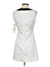 Bill Blass 100% Polyester White Cocktail Dress Size 4 - photo 2