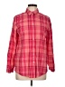 Tommy Hilfiger Plaid Red Long Sleeve Button-Down Shirt Size L - photo 1